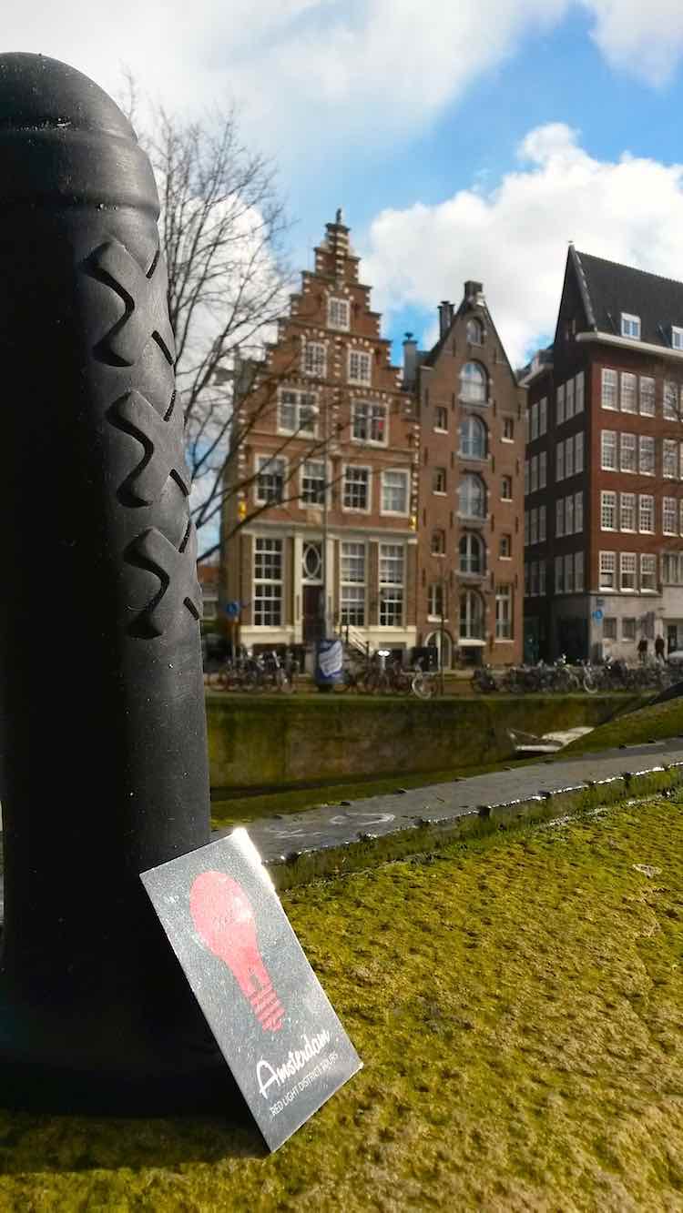Amsterdam Dildo Large The Amsterdammertjeamsterdam Red