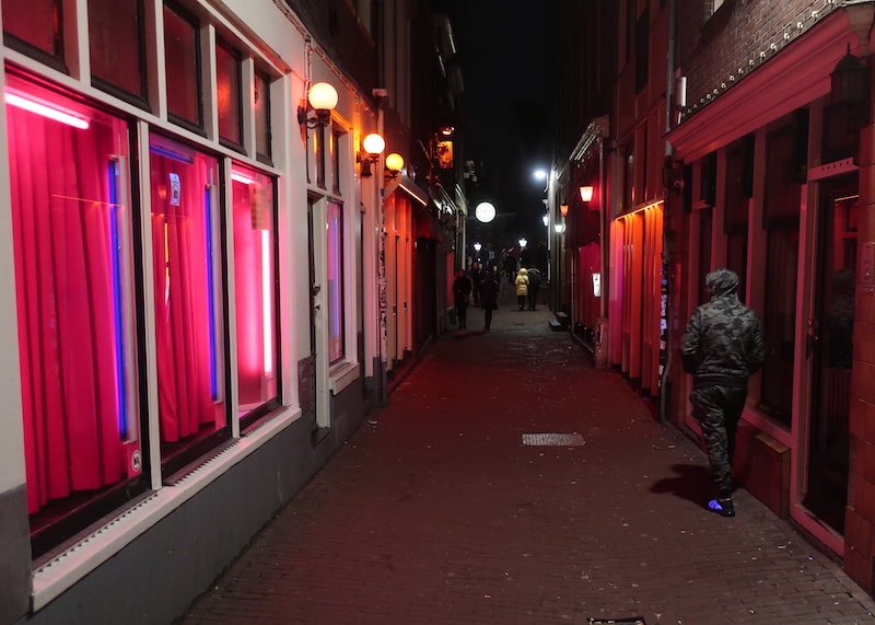 Male prostitute Amsterdam Red Light District