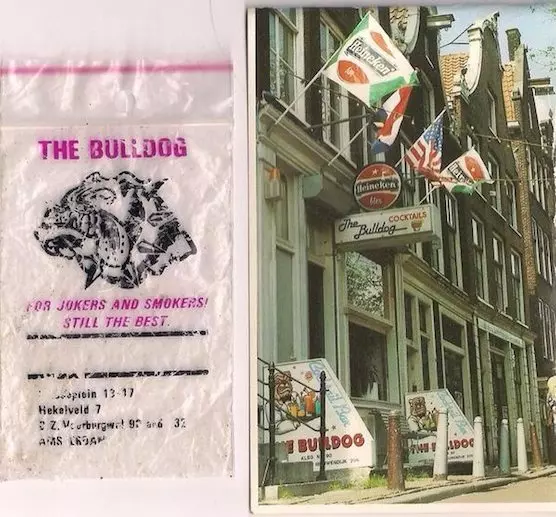 Amsterdam's Coffeeshop The Bulldog in 1986