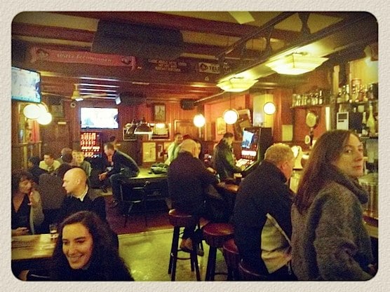 Cafe Emmelot in the Red Light District Amsterdam.