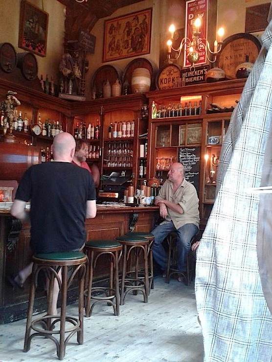 Amsterdam's Cafe In 't Aepjen in the Red Light District