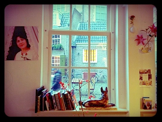 Lovely view too! This coffee shop in Amsterdam is perfect for people watching.