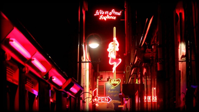 Amsterdam Stripclub Red Light District