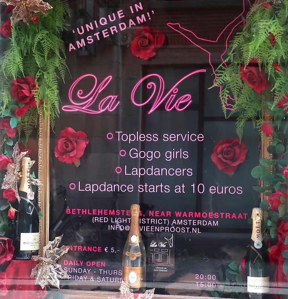Amsterdam La Vie en Proost StripClub Red Light District