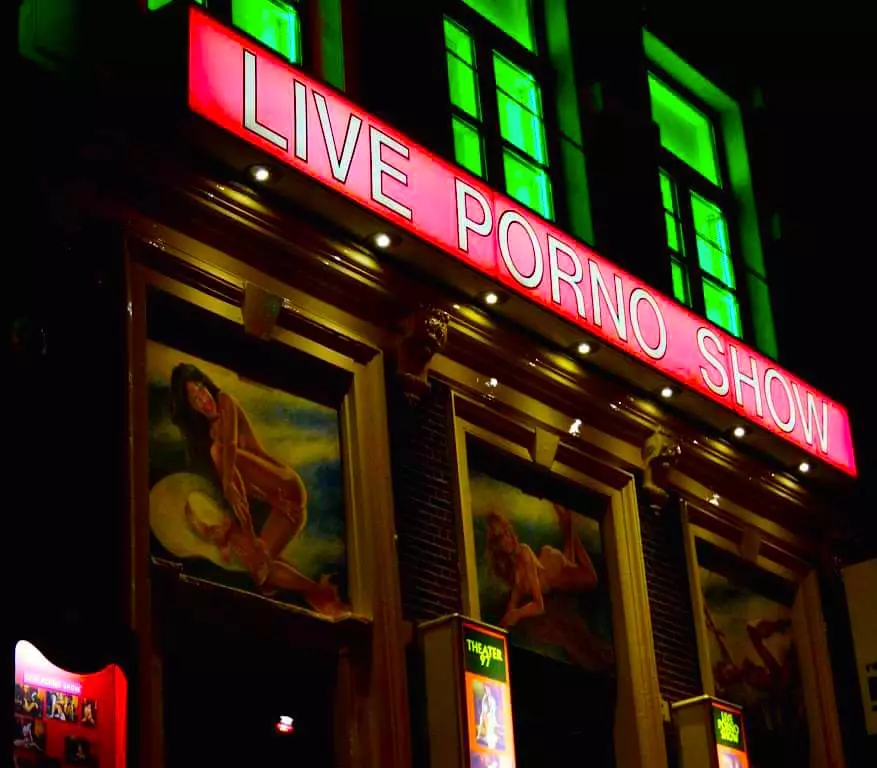 The venue at Oudezijds Achterburgwal 97 during its Hospital Bar years, before the Amor Rosso rebrand