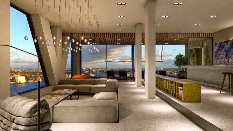 Biggest Penthouse In Amsterdam Interior
