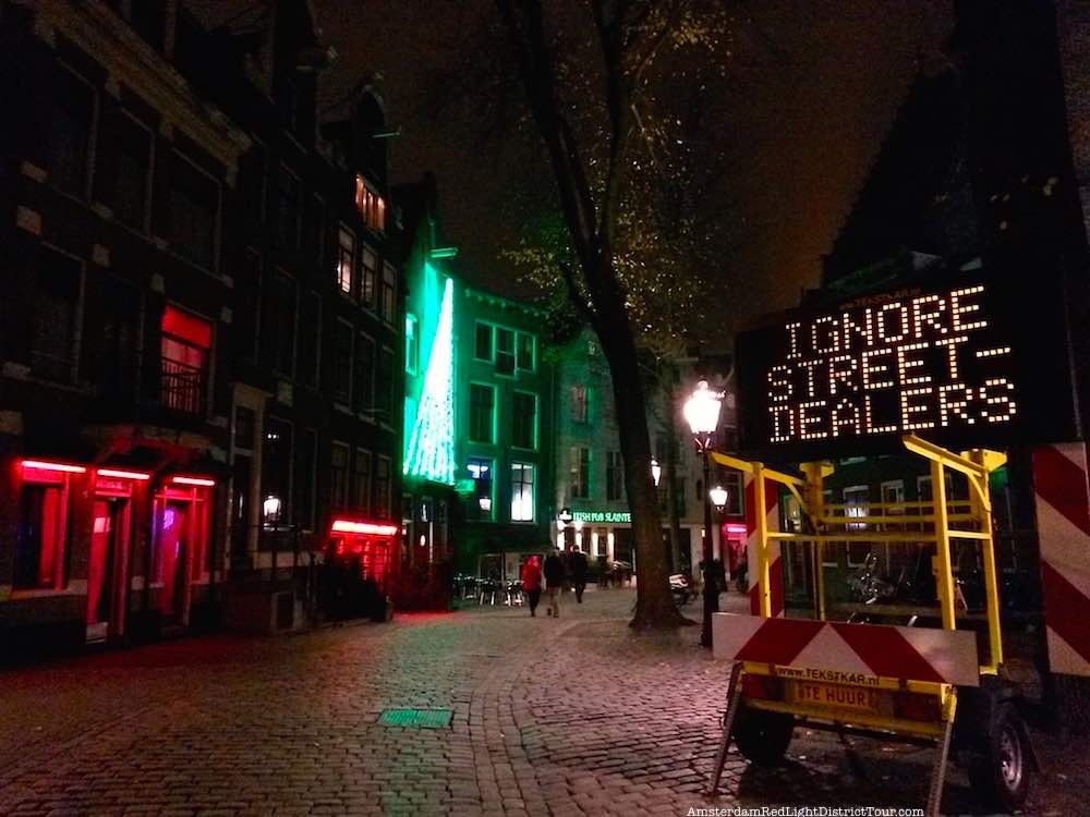 Aggressive fake drug dealers in Amsterdam