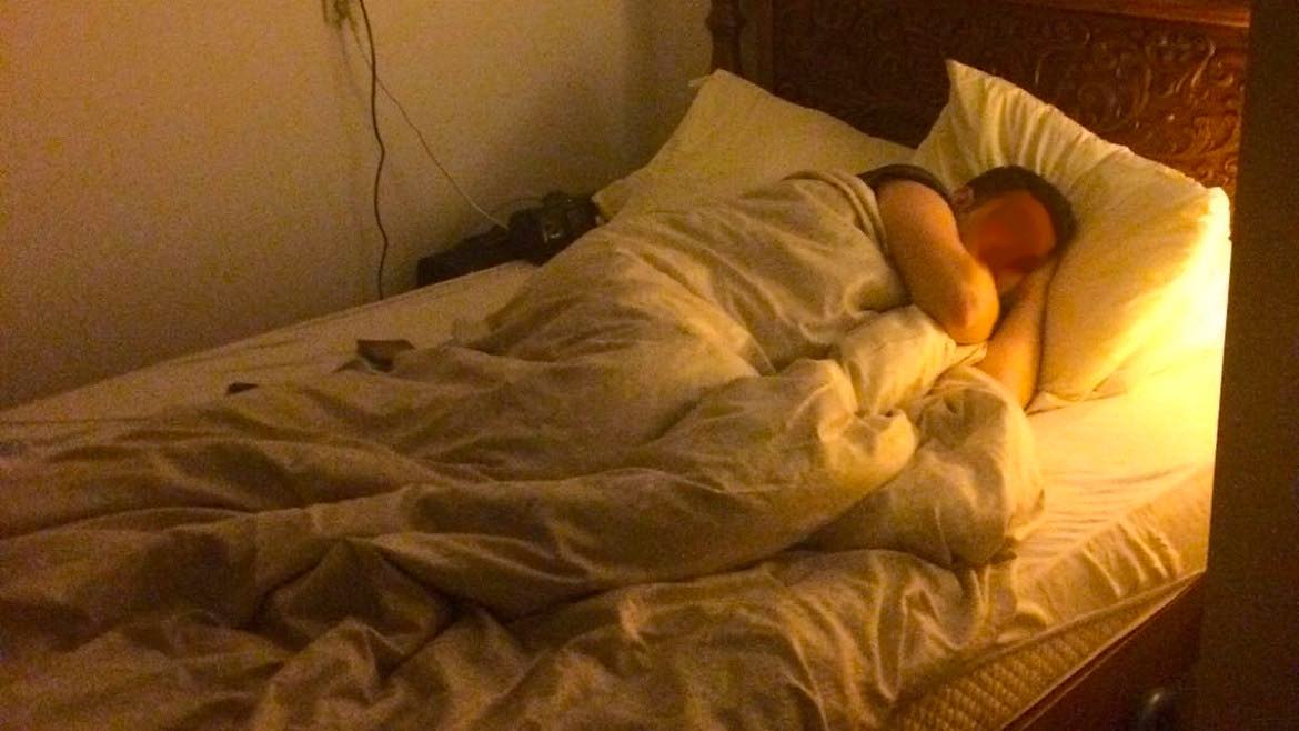 Amsterdammer Finds Drunk British Lad in His Own Bed