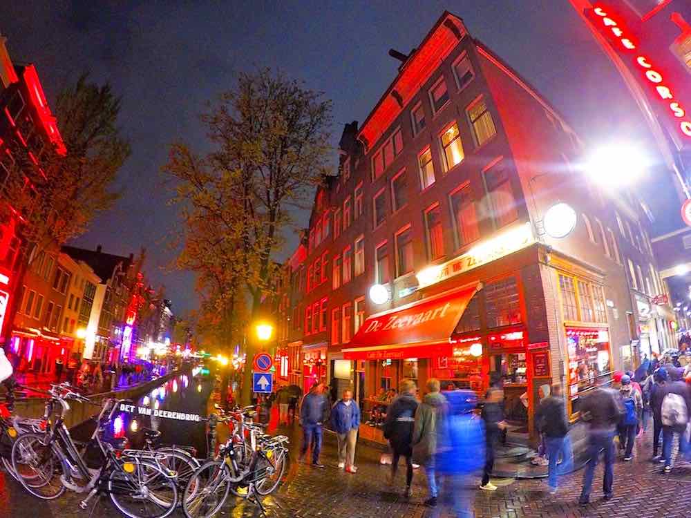 Amsterdam Red Light District Pedestrian Friendly