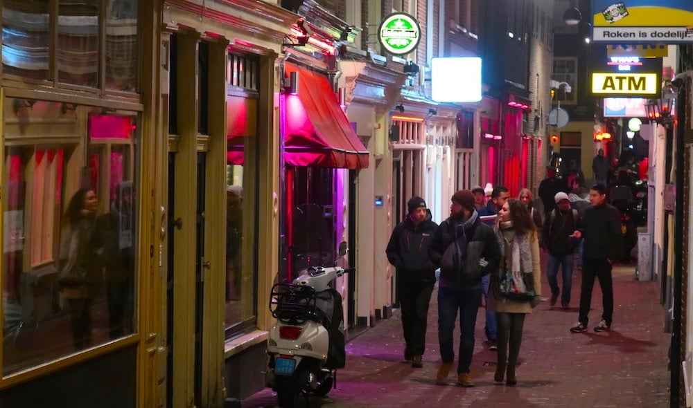 amsterdam red light district windows price