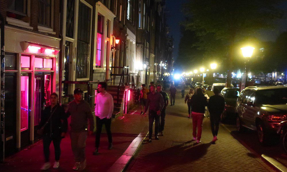 amsterdam red light district images