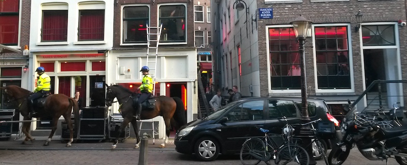 Amsterdam Red Light District Laws Mounted Police