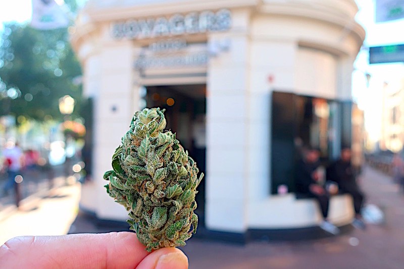 Joints in coffeeshops Voyagers Amsterdam