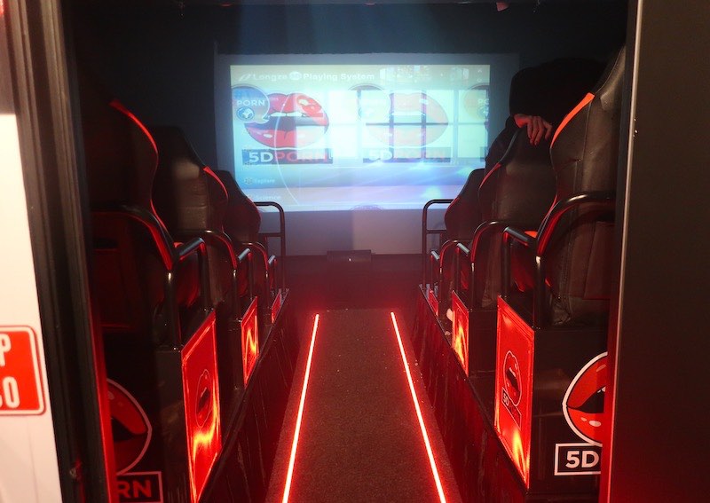 Amsterdam Porn Cinema with effects