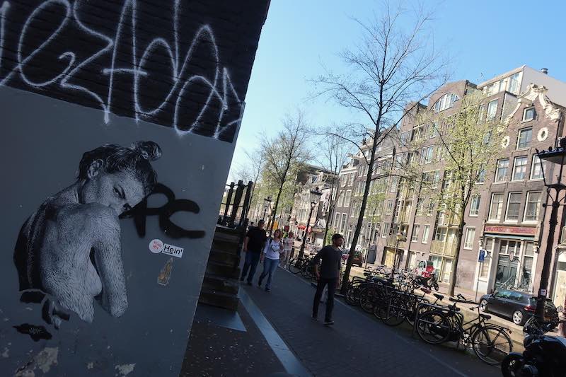 Amsterdam Red Light District daytime