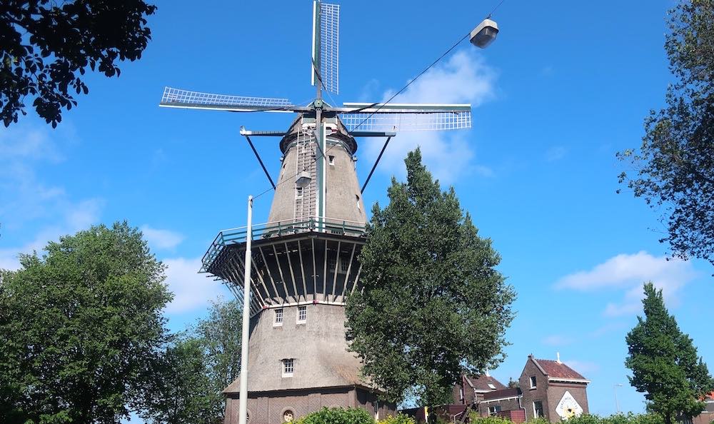 windmills netherlands zaanse schans