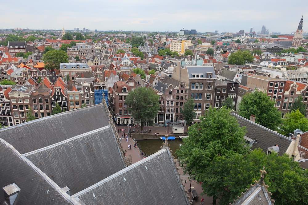 Amsterdam Red Light District Above