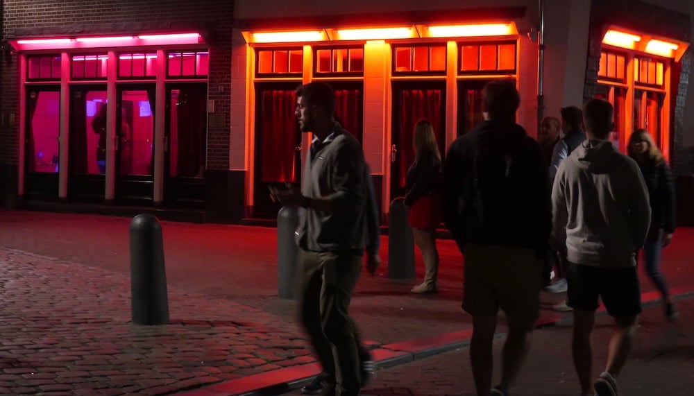 red light district in amsterdam