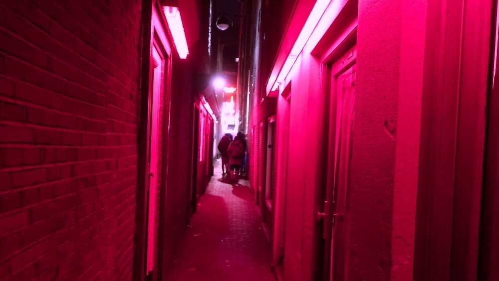 Amsterdam Red Light District alleys