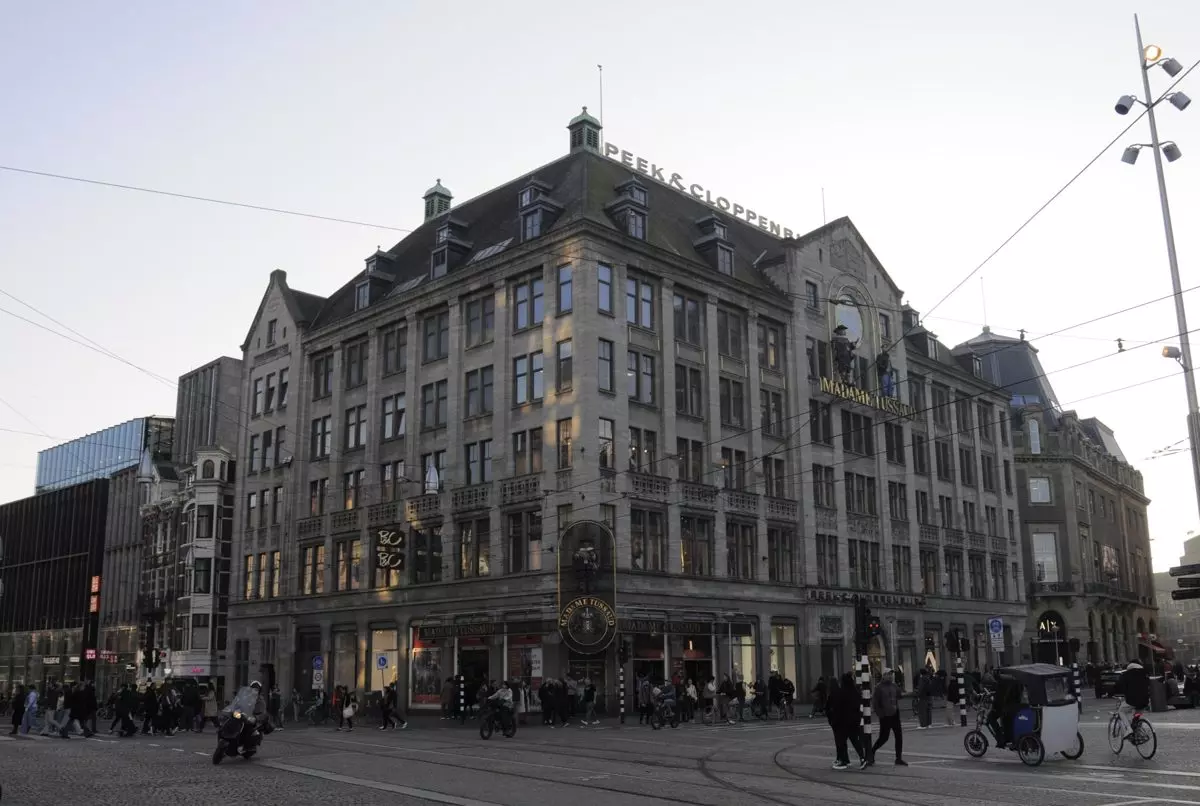 Madame Tussauds Amsterdam building on Dam Square in 2025